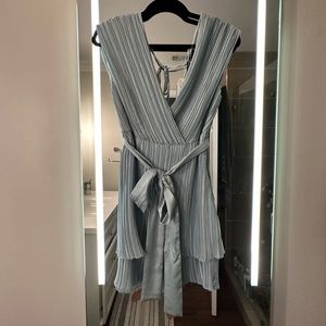 H&M - teal blue romper